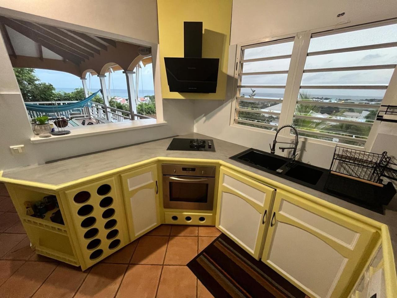 Mango Sea -Villa "Maracudja" Et Appartement "Jojoba" Avec Piscine & Vue Sur Les Iles 생프랑수아 외부 사진