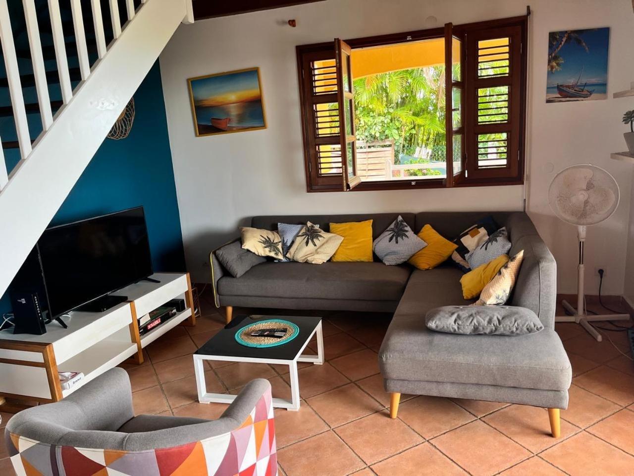 Mango Sea -Villa "Maracudja" Et Appartement "Jojoba" Avec Piscine & Vue Sur Les Iles 생프랑수아 외부 사진